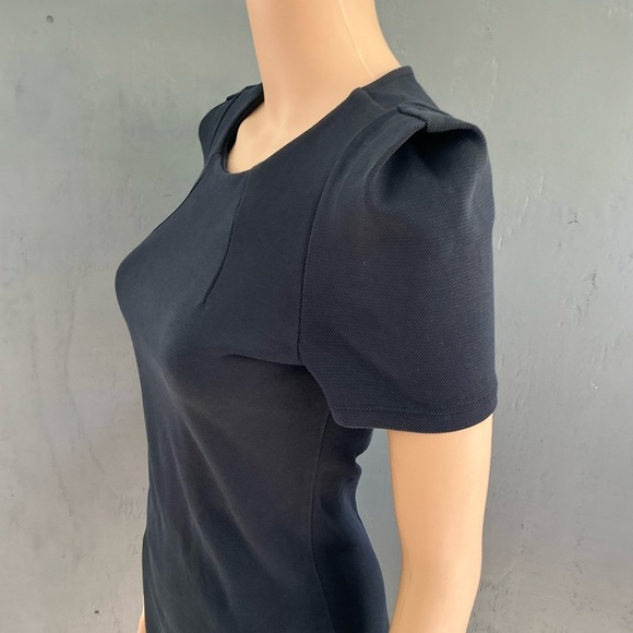 Zara Black Mini Dress with Short Sleeves - Picture 3 of 8